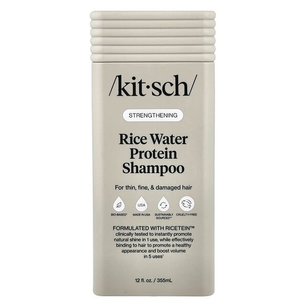 Kitsch Strengthening Rice Water Protein Shampoo — 355 ml