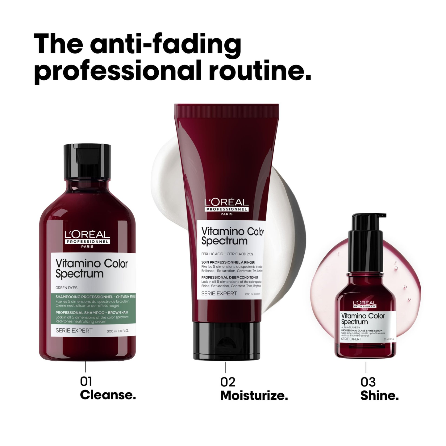 L'Oréal Professionnel Vitamino Color Spectrum Red Tones Neutralizing Shampoo (300ml)