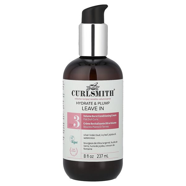 Curlsmith Hydrate & Plump Leave In Flat Dull Curls — 237 ml