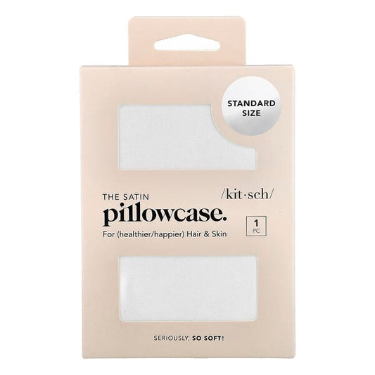 Kitsch The Satin Pillowcase Standard Size Ivory — 1 count