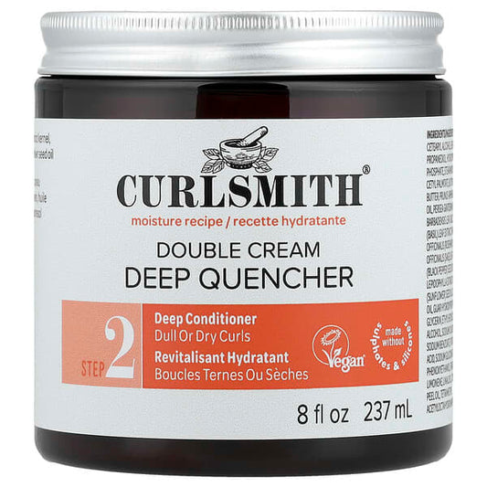 Curlsmith Double Cream Deep Quencher Step 2 Dull or Dry Curls — 237 ml