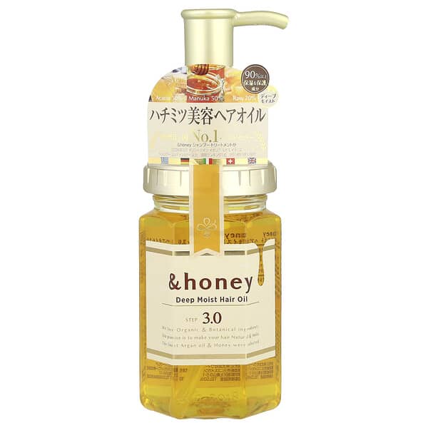 &honey Deep Moist Hair Oil Bulgarian Damask Rose Honey — 100 ml