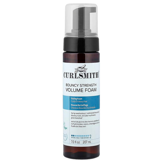Curlsmith Bouncy Strength Volume Foam Curly or Wavy Hair — 207 ml