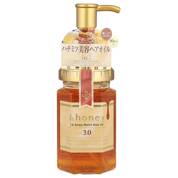 &honey EX Deep Moist Hair Oil Bulgarian Grand Rose Honey — 100 ml