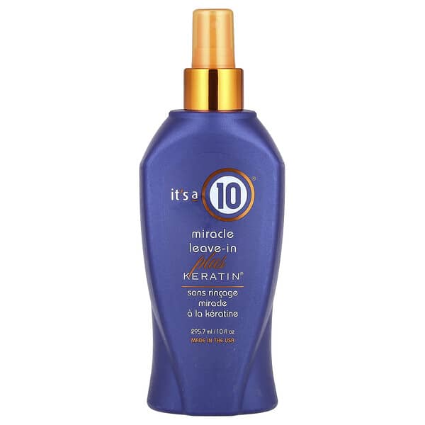 It's a 10 Miracle Leave-In Plus Keratin — 295.7 ml