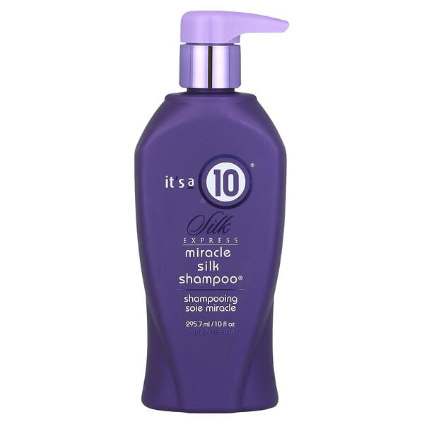 It's a 10 Silk Express Miracle Silk Shampoo — 295.7 ml