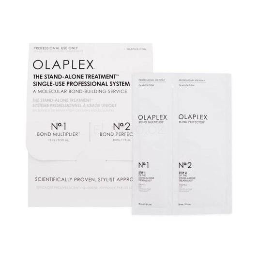 OLAPLEX The Stand-Alone Treatment Paket:  No.1 Bond Multiplier 15 ml No.2 Bond Perfector 30 ml